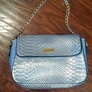 Sold!!Fashionable Disco Silver Crossbody Purse👛
